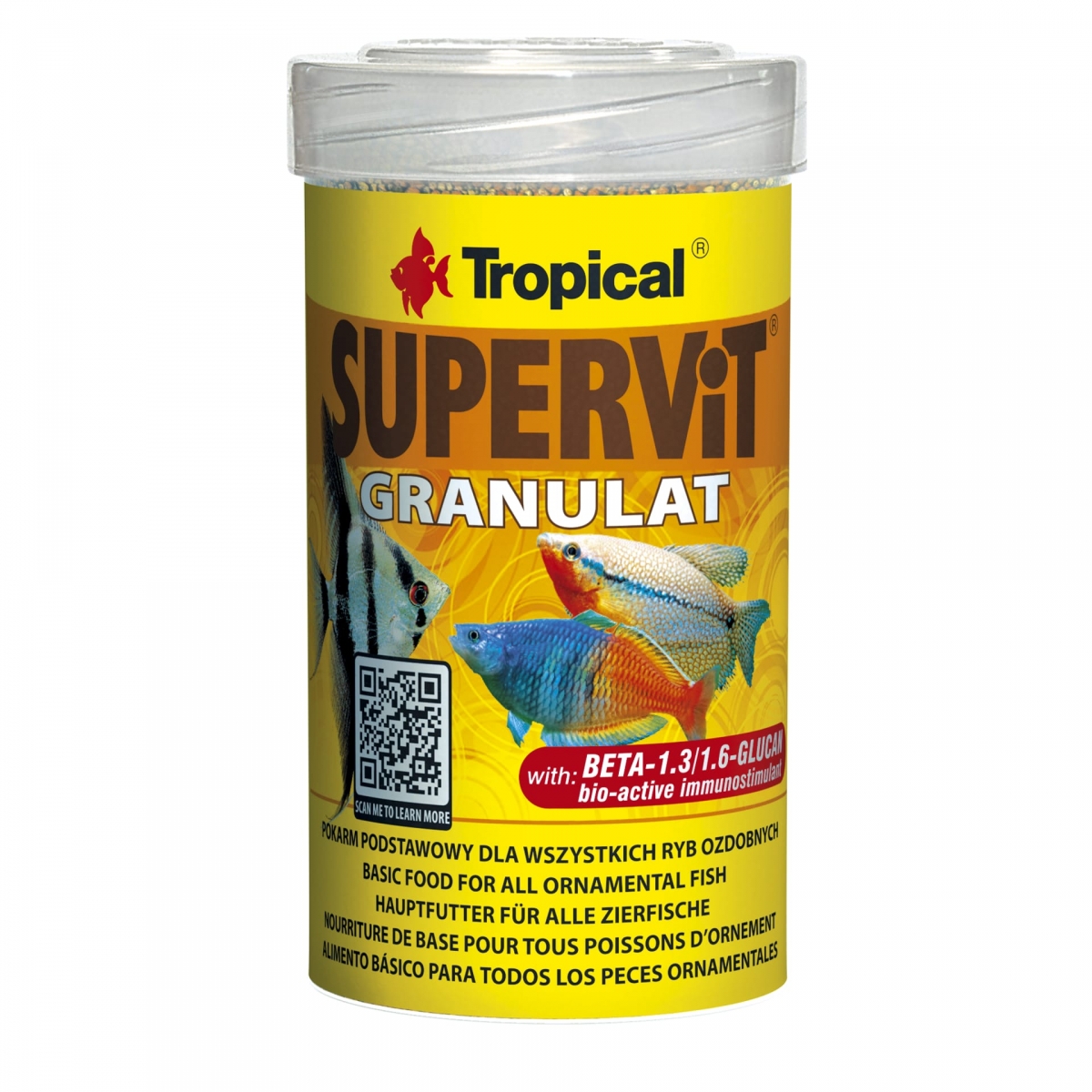 TROPICAL Supervit Granulat 100 ml nourriture de base en granulés à multi ingrédients avec beta-glucan
