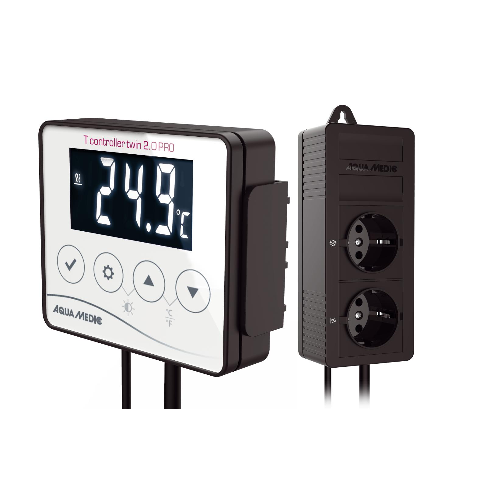 AQUA MEDIC T Controller Twin 2.0 PRO contrôleur de température double prise pour groupe froid et chauffage