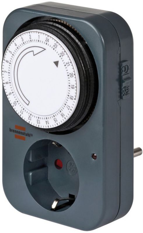 BRENNENSTUHL MZ 20 programmateur journalier pour éclairage, électrovanne CO2, pompe, ...