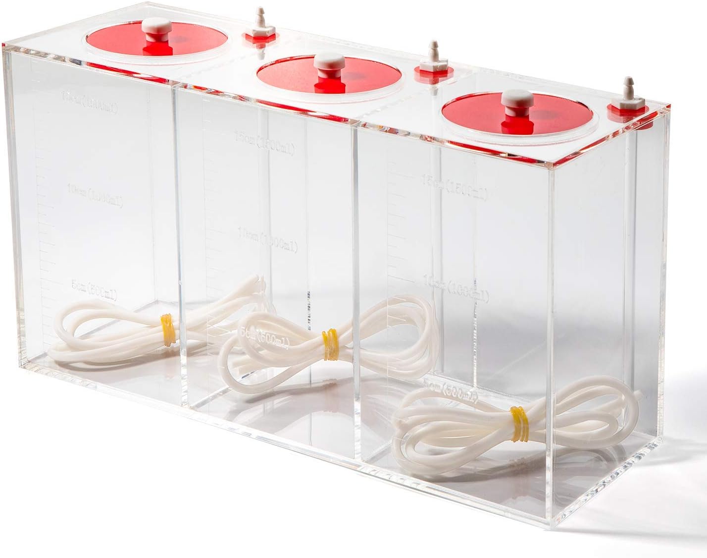 JECOD LiquidBox DT-45 réservoir 3 x 1,5L en acrylique pour stockage de produits liquides