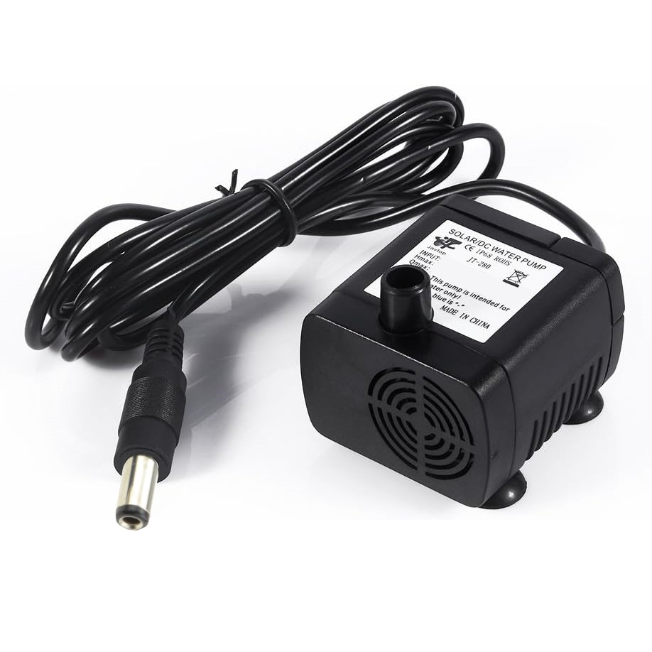 AQUAVIE Mini Pompe de remplacement 12V pour osmolateur avec prise DC mâle
