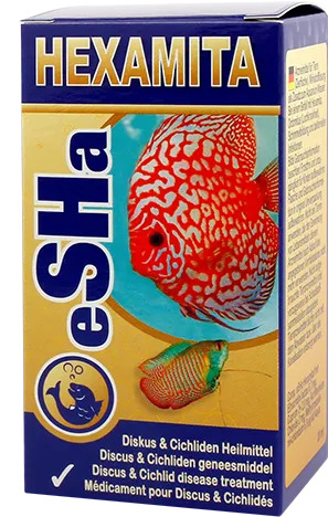 ESHA Hexamita 20 ml traitement contre la maladies des trous des Discus et autres poissons d\'eau douce