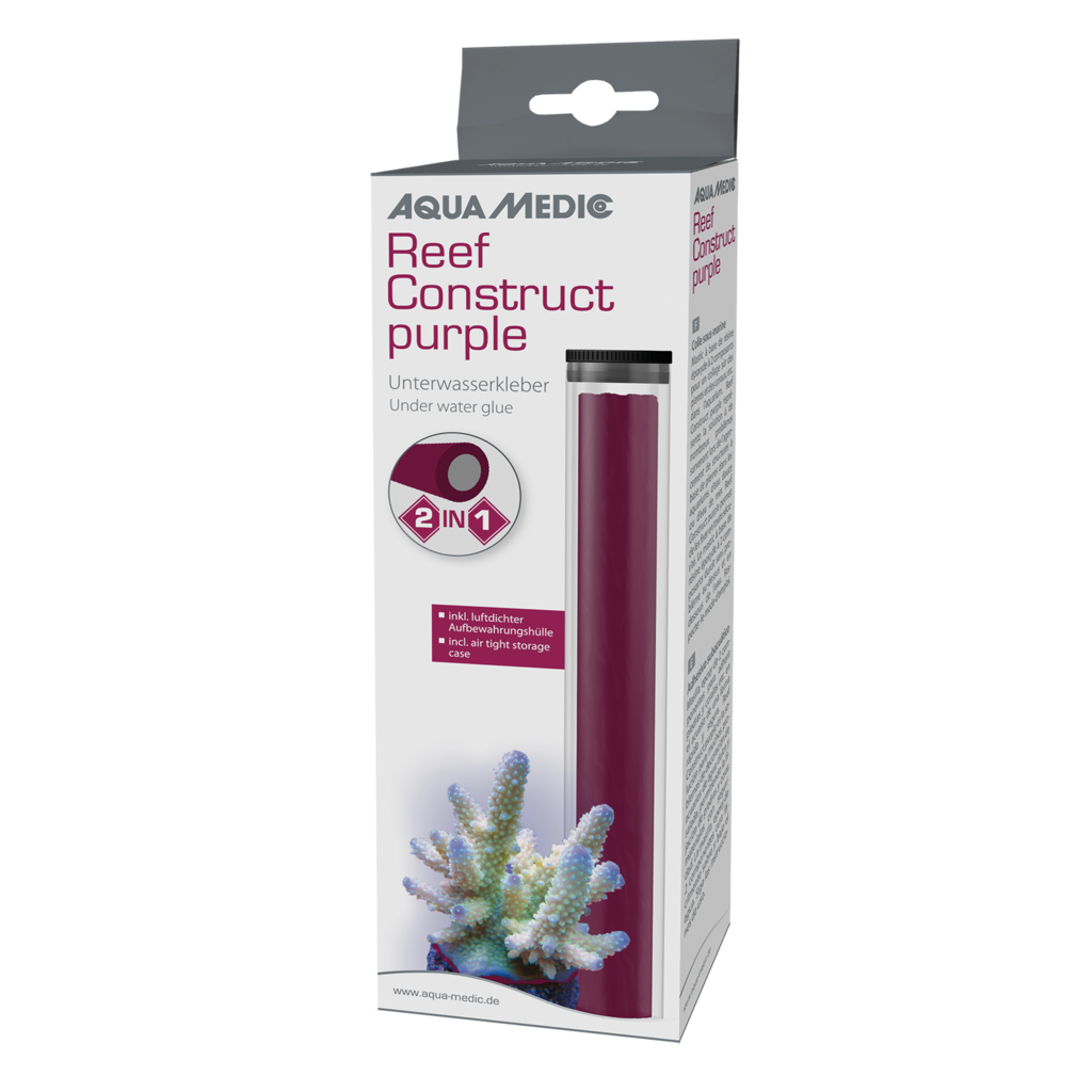 AQUA MEDIC Reef Construct Purple 114 gr colle epoxy bi-composants couleur violette