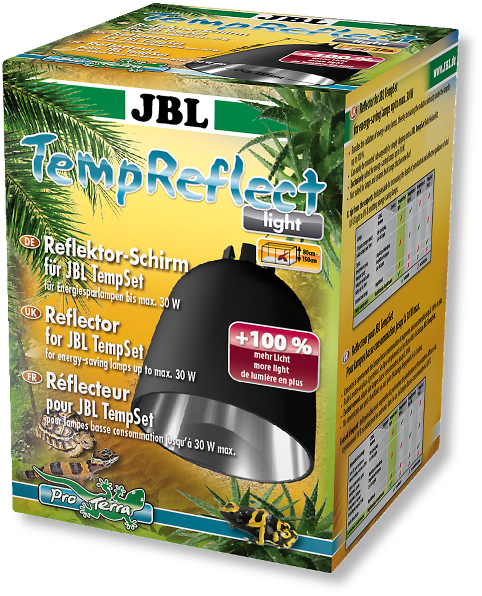 JBL TempReflect Light réflecteur pour lampes basse consommation compatible avec douilles Temp Set