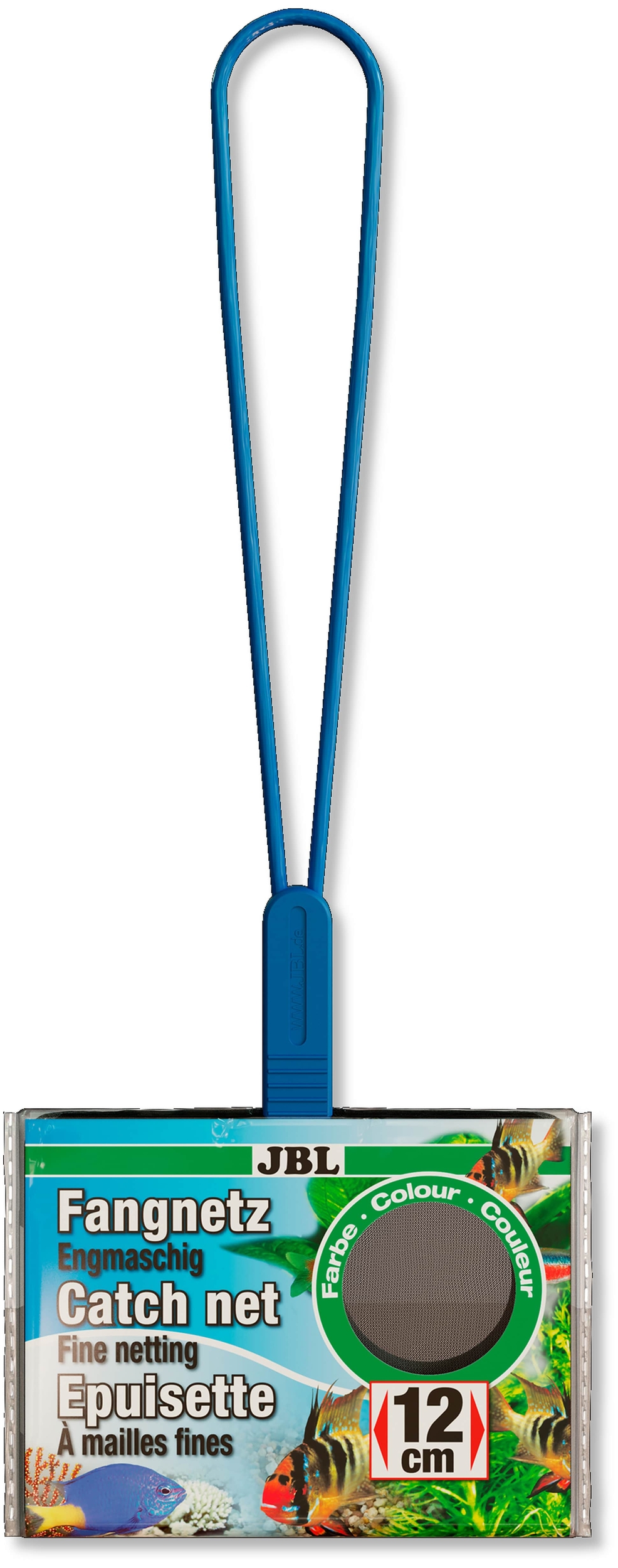 JBL Épuisette Prémium 12 cm à maille Fine et filet noir pour aquarium
