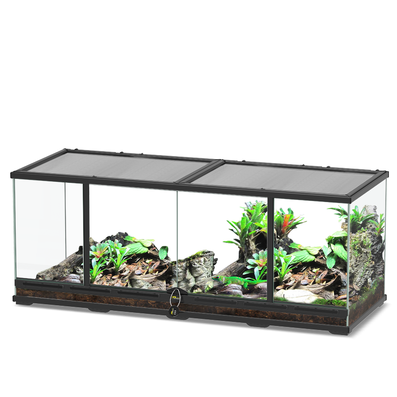 TERRATLANTIS Terrarium 118 x 45 x 45 cm Noir