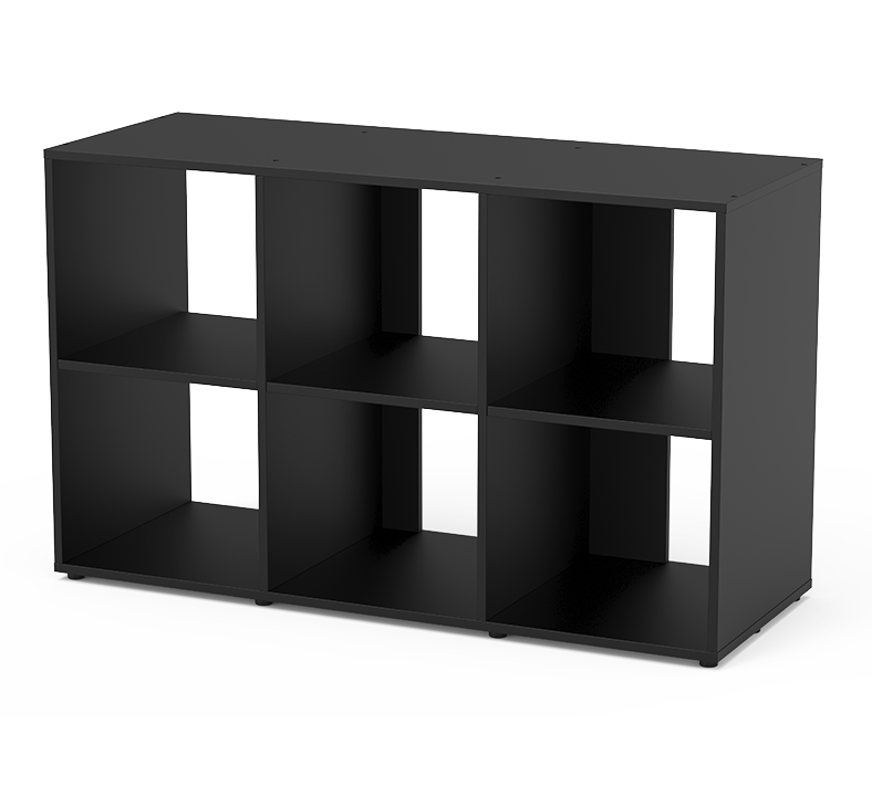 TERRATLANTIS Meuble Terrarium Standard 118 x 45 x 73 cm Noir