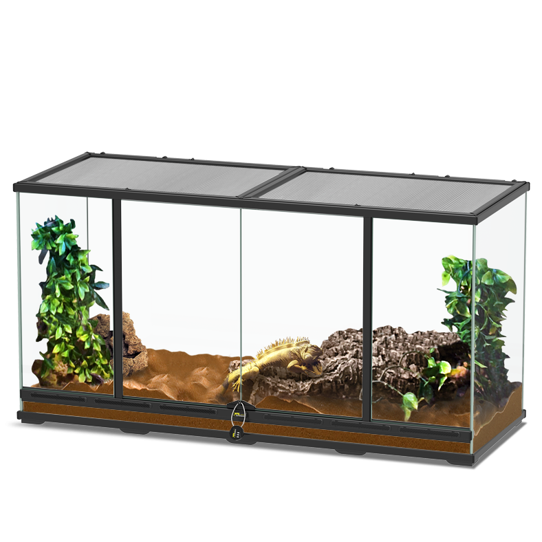 TERRATLANTIS Terrarium 118 x 45 x 60 cm Noir