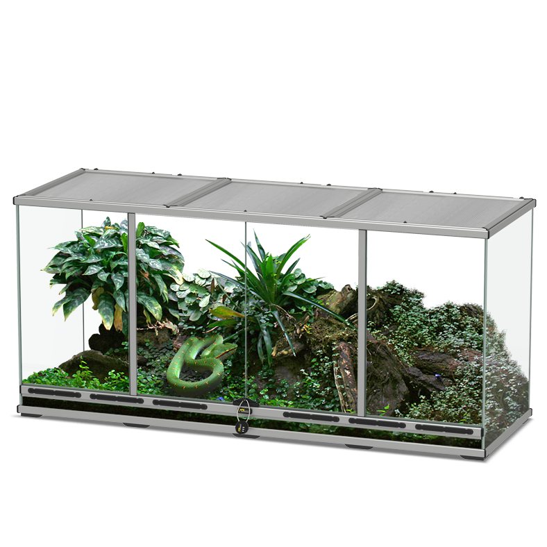 TERRATLANTIS Terrarium 132 x 45 x 60 cm Gris