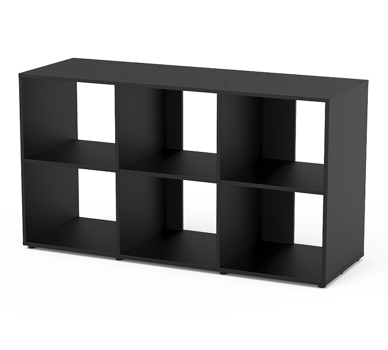 TERRATLANTIS Meuble Terrarium Standard 132 x 45 x 73 cm Noir
