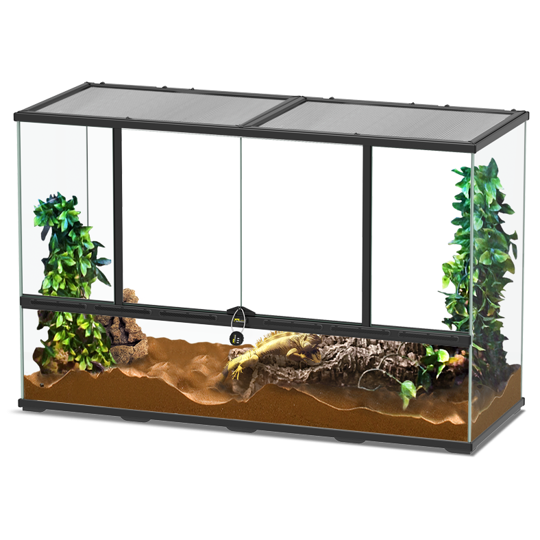 TERRATLANTIS Terrarium 118 x 45 x 75 cm Noir