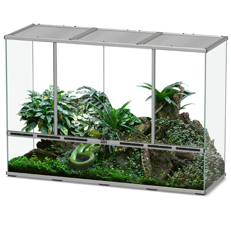 TERRATLANTIS Terrarium 132 x 45 x 90 cm Gris