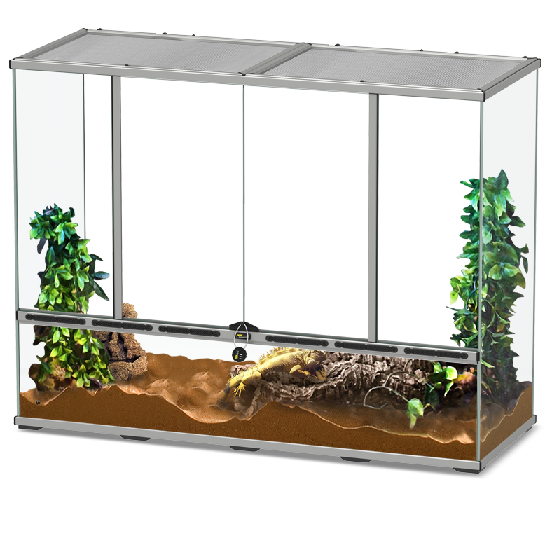 TERRATLANTIS Terrarium 118 x 45 x 90 cm Gris