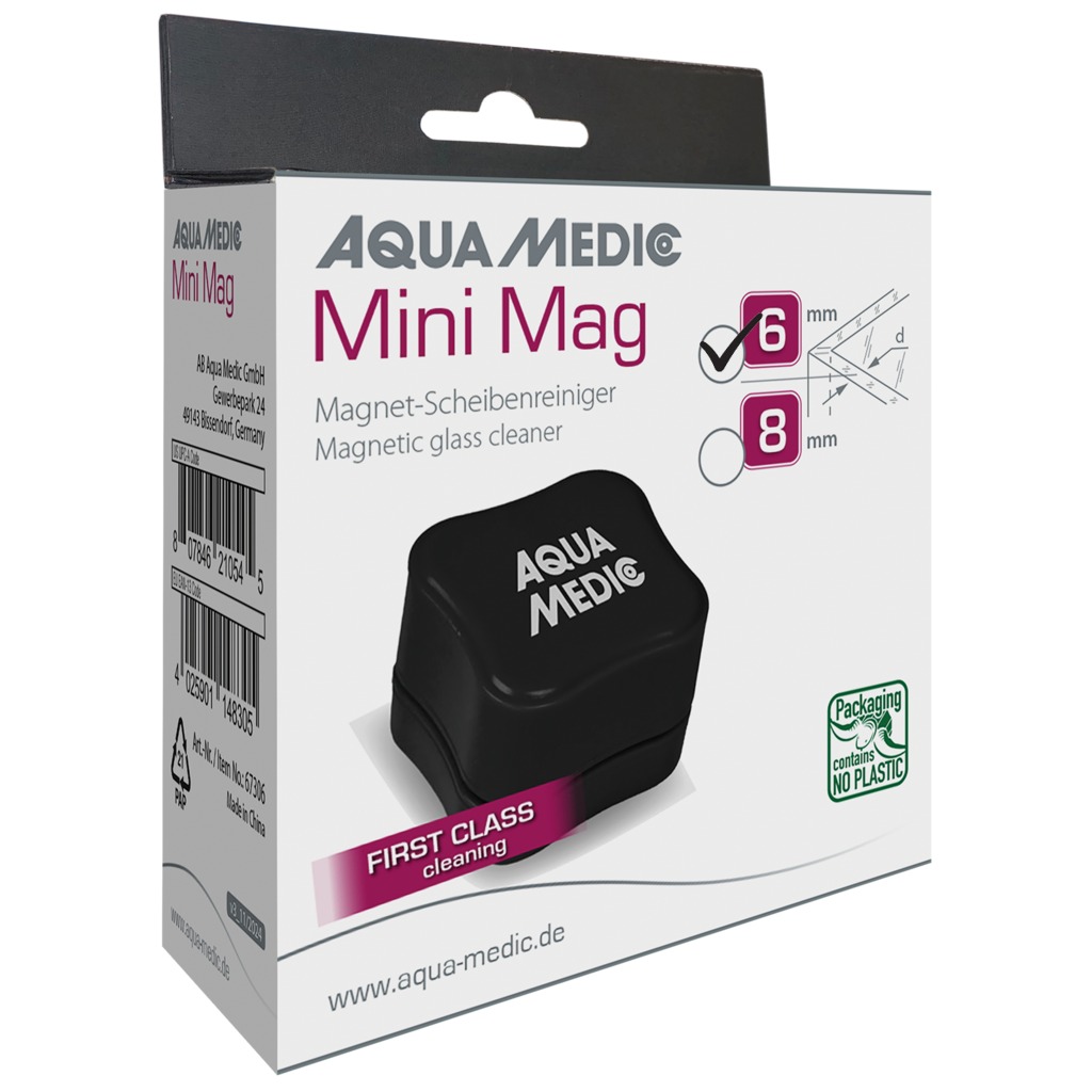 AQUA MEDIC Mini Mag 6 petit aimant de nettoyage pour vitre jusqu\'à 6 mm d\'épaisseur