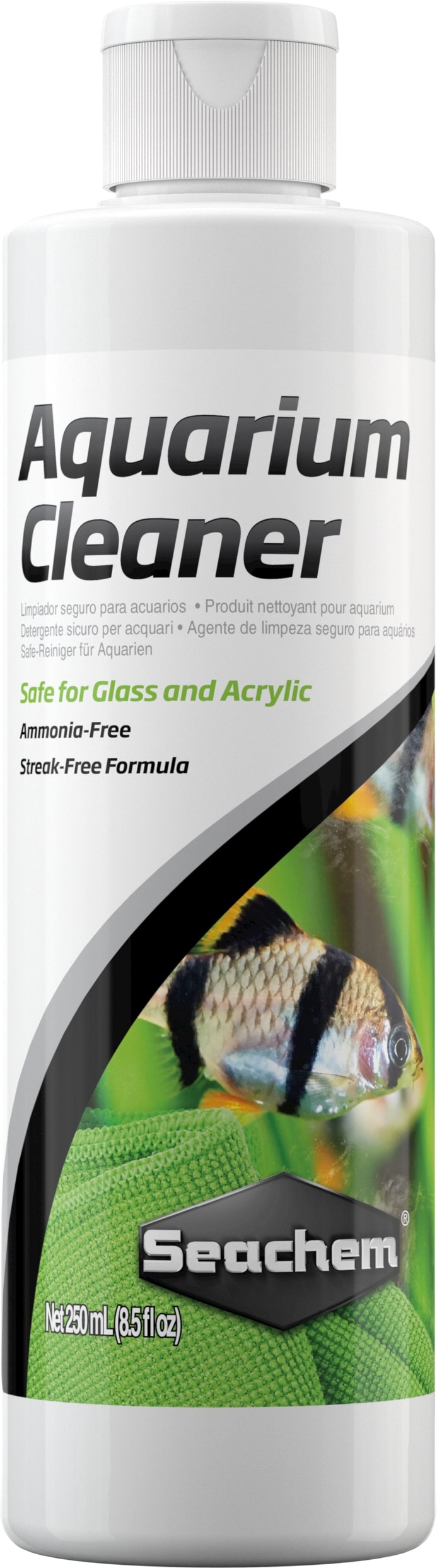 SEACHEM Aquarium Cleaner 250 ml produit nettoyant pour vitre en verre, acrylique et toutes autres surfaces