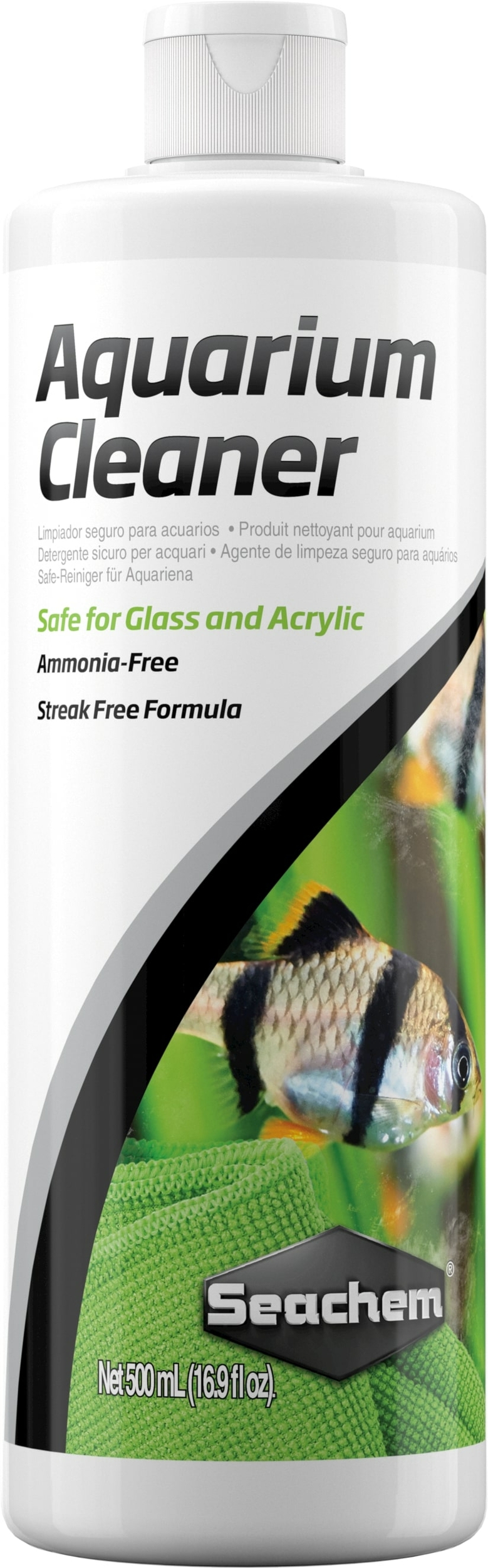 SEACHEM Aquarium Cleaner 500 ml produit nettoyant pour vitre en verre, acrylique et toutes autres surfaces