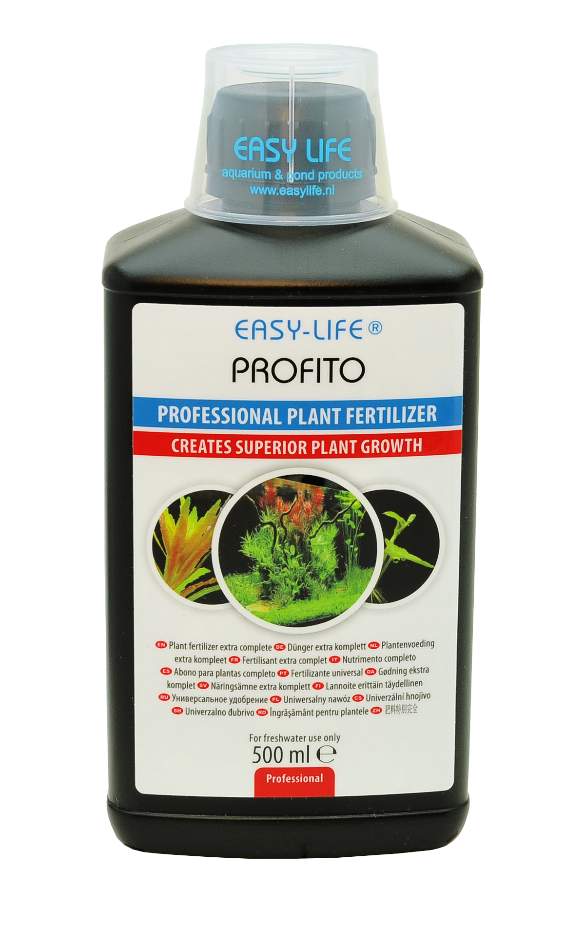 EASY-LIFE Profito 500ml engrais universelle complet pour plantes d\'aquarium. Pour 5000 litres d\'eau