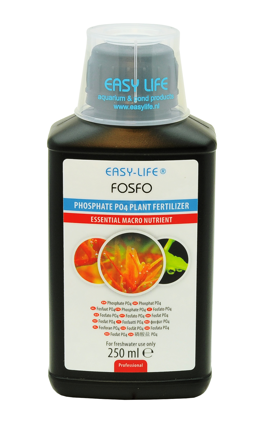 EASY-LIFE Fosfo 250ml pour le contrôle de la teneur en PO4 dans les aquariums plantés
