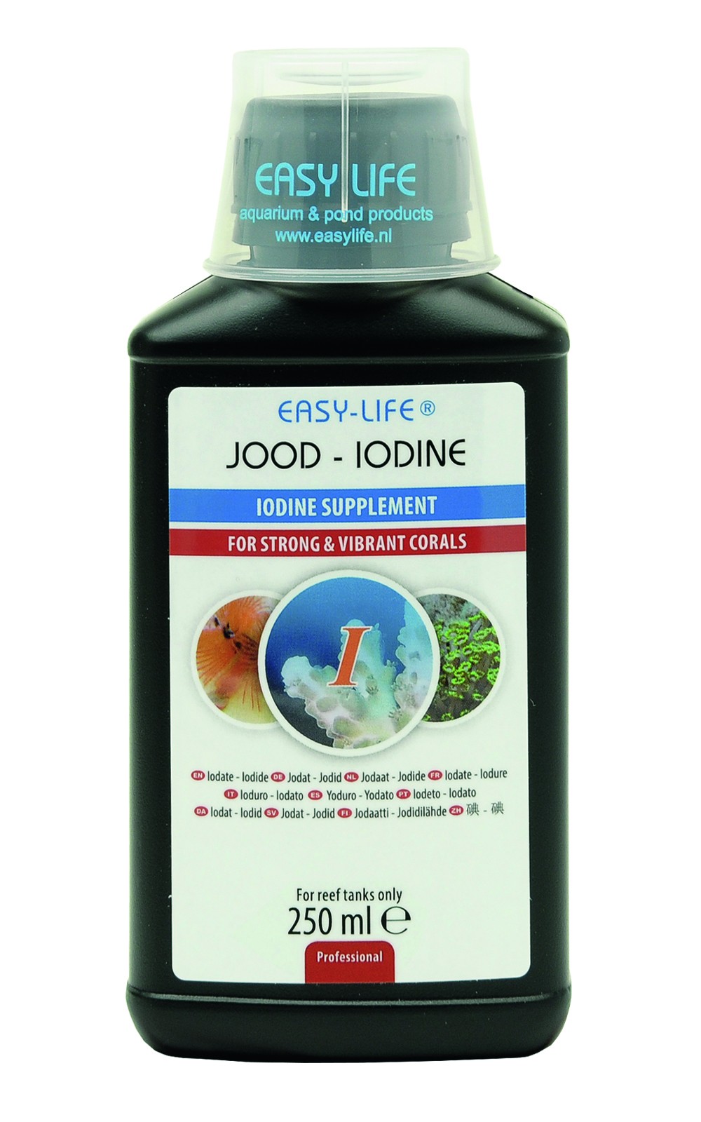 EASY-LIFE Jood 250ml source de iodate/iodure concentrée et puissante pour des coraux sains et merveilleux