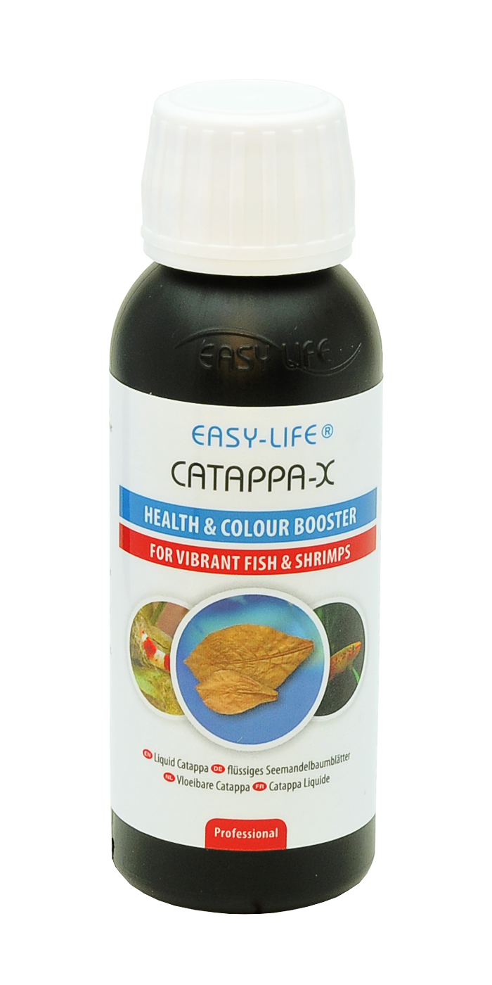 EASY-LIFE Catappa-X 100ml stimule la santé et la vitalité des poissons d\'eau douce. Traite jusqu\'à 1000 litres
