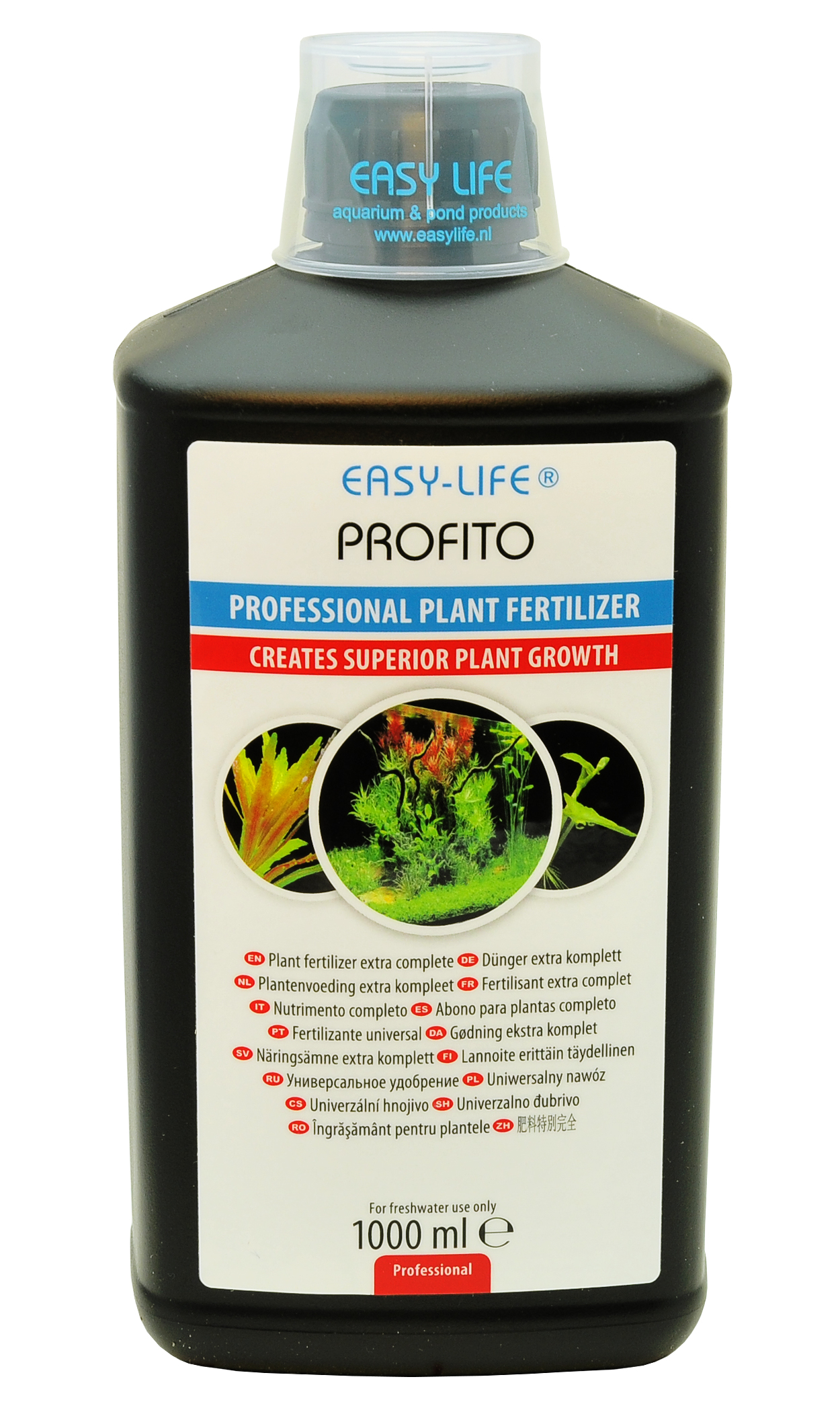 EASY-LIFE Profito 1000ml engrais universelle complet pour plantes d\'aquarium. Pour 10000 litres d\'eau