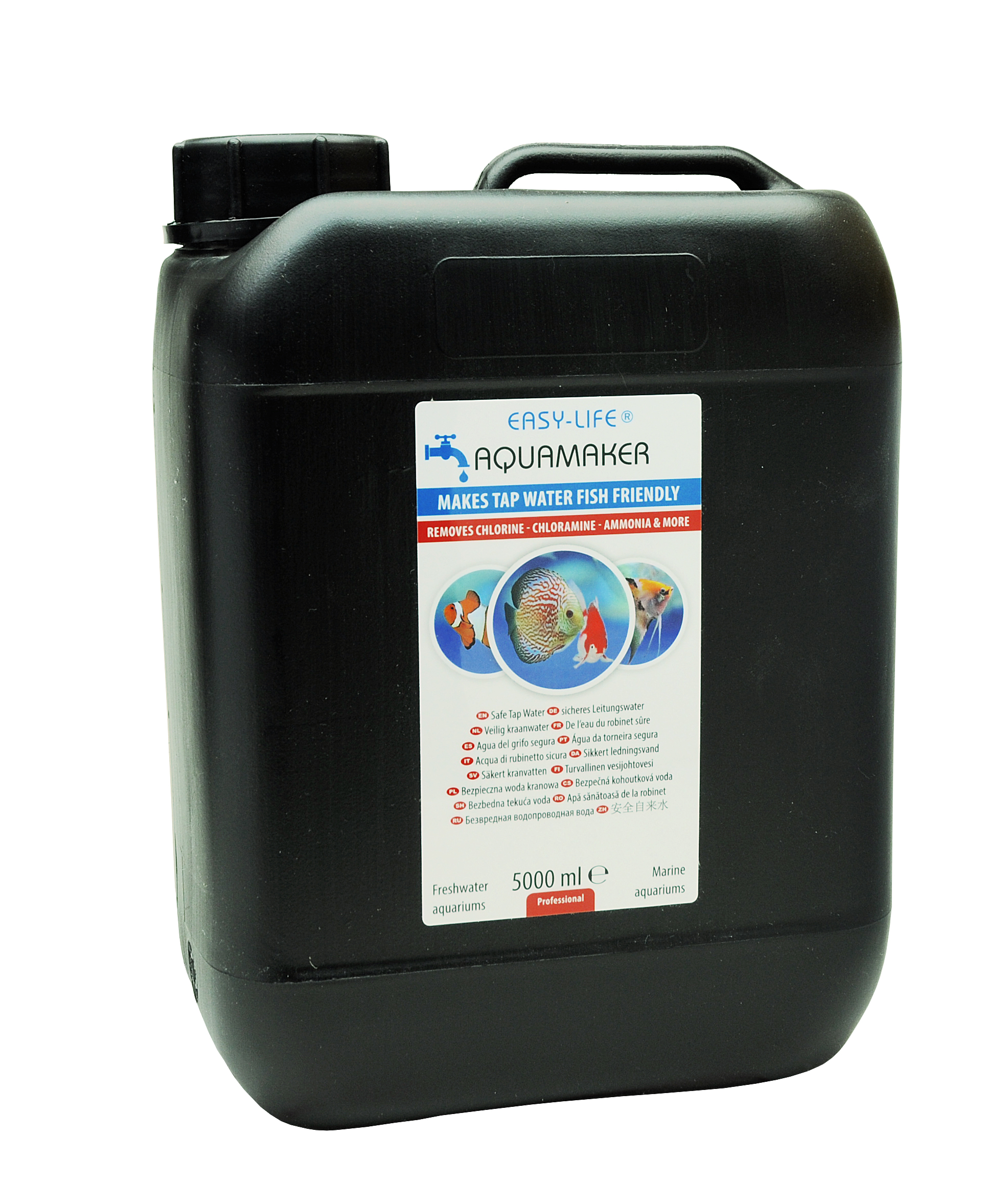 EASY-LIFE AquaMaker 5000 ml puissant conditionneur d\'eau à action rapide pour aquarium. Traite jusqu\'à 25000L