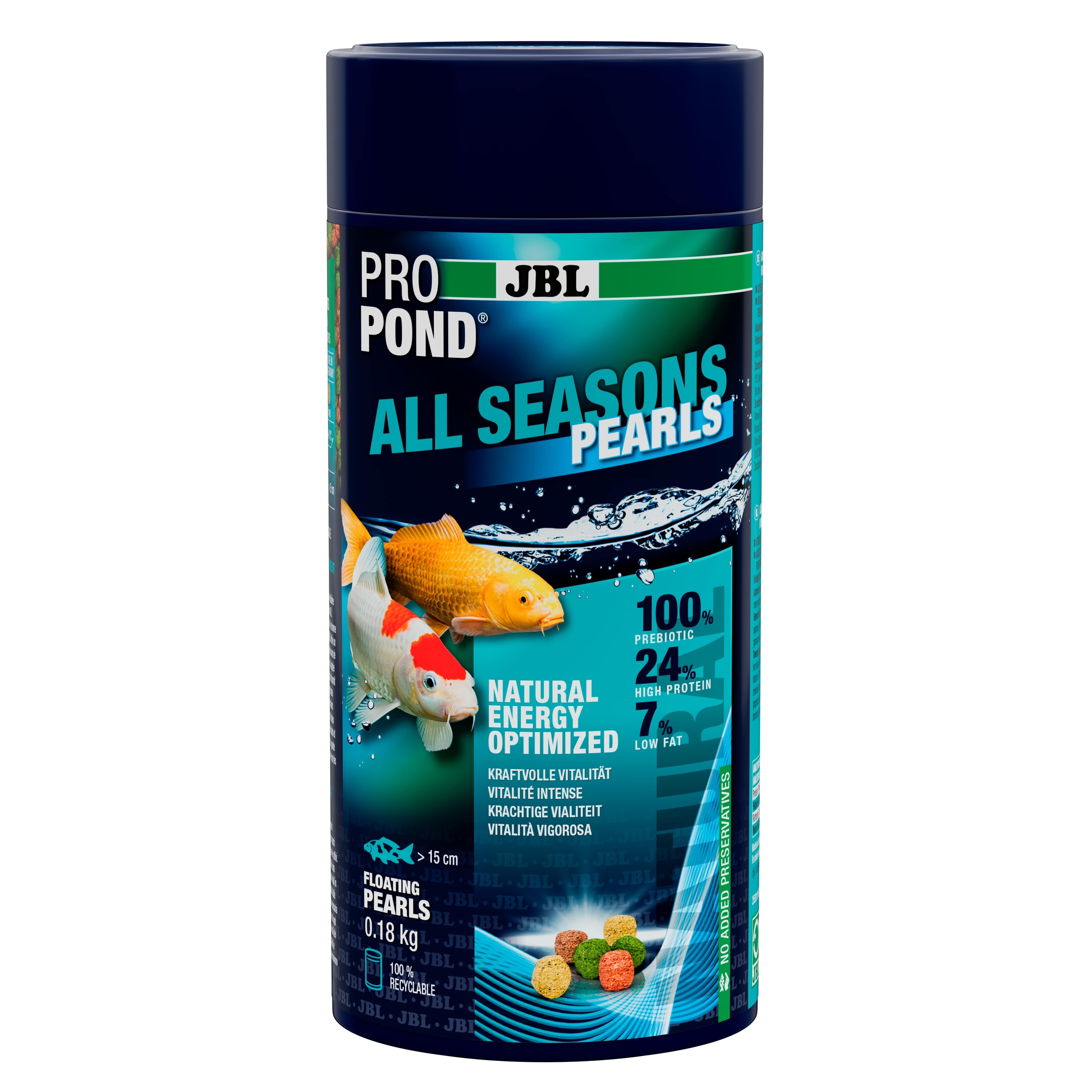 JBL ProPond All Seasons Pearls 0,18 Kg nourriture en granulés flottants pour poissons de bassin de plus de 15 cm