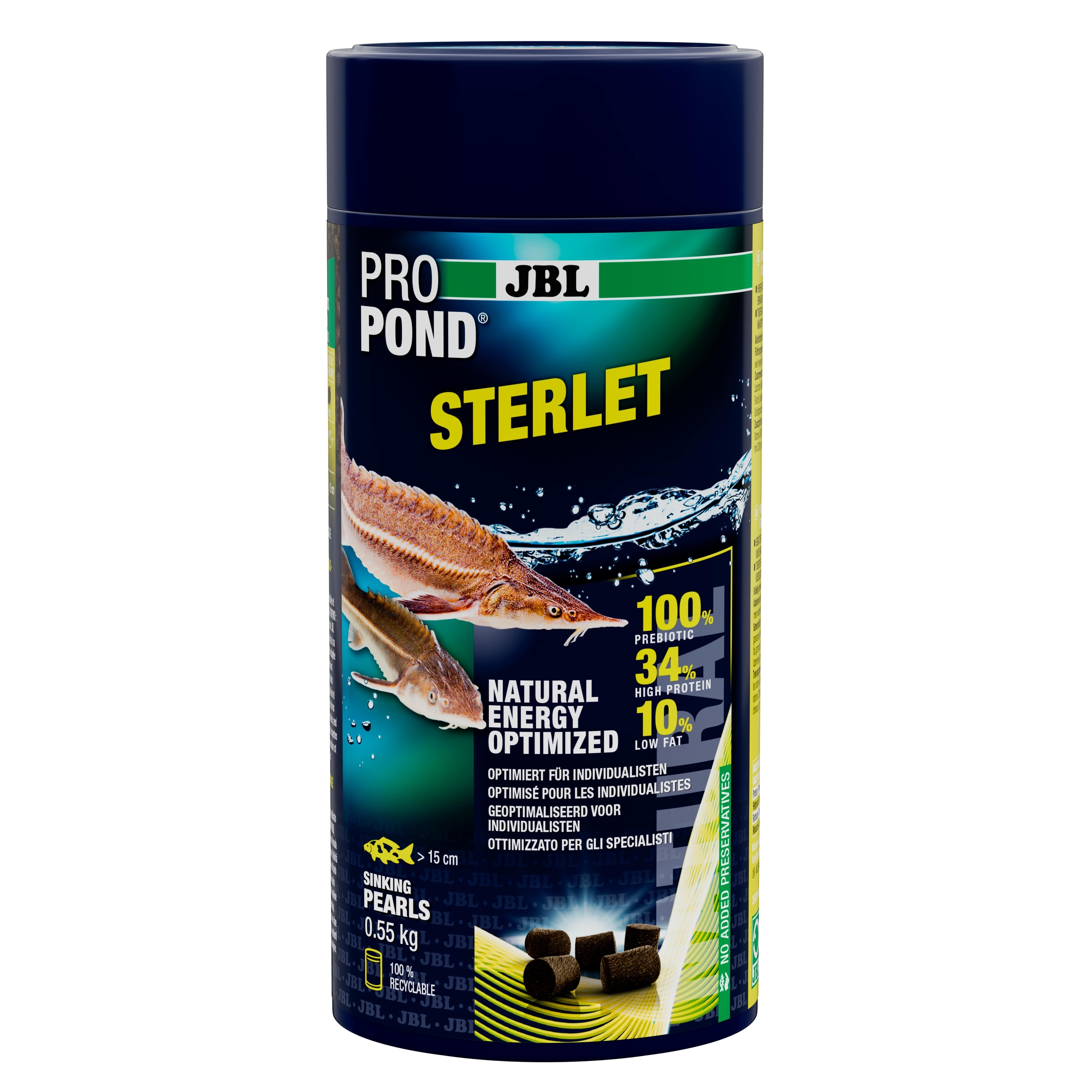 JBL ProPond Sterlet 0,55 Kg nourriture en sticks coulants pour Esturgeons de plus de 15 cm