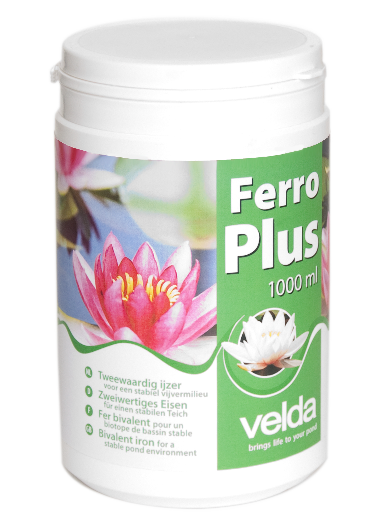 VELDA Ferro Plus 1000 ml engrais à base de Fer bivalent pour plantes de bassin - Traite jusqu\'à 6000 L
