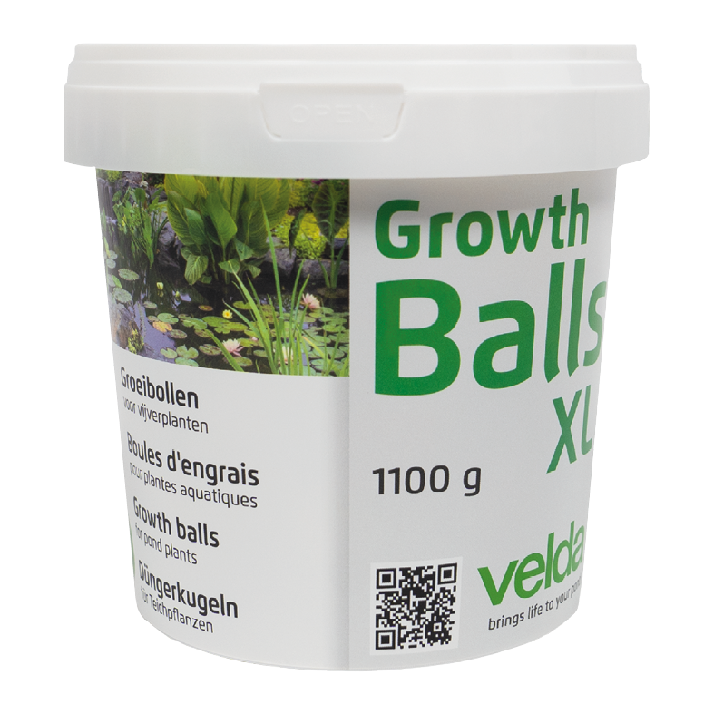 VELDA Growth Balls XL 1100 gr boules d\'engrais à enfouir pour Nénuphars et plantes de bassins immergées