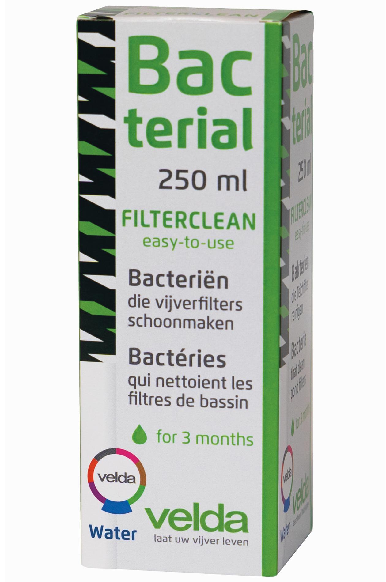 VELDA Bacterial FilterClean 250 ml bactéries de nettoyage pour filtration de bassin