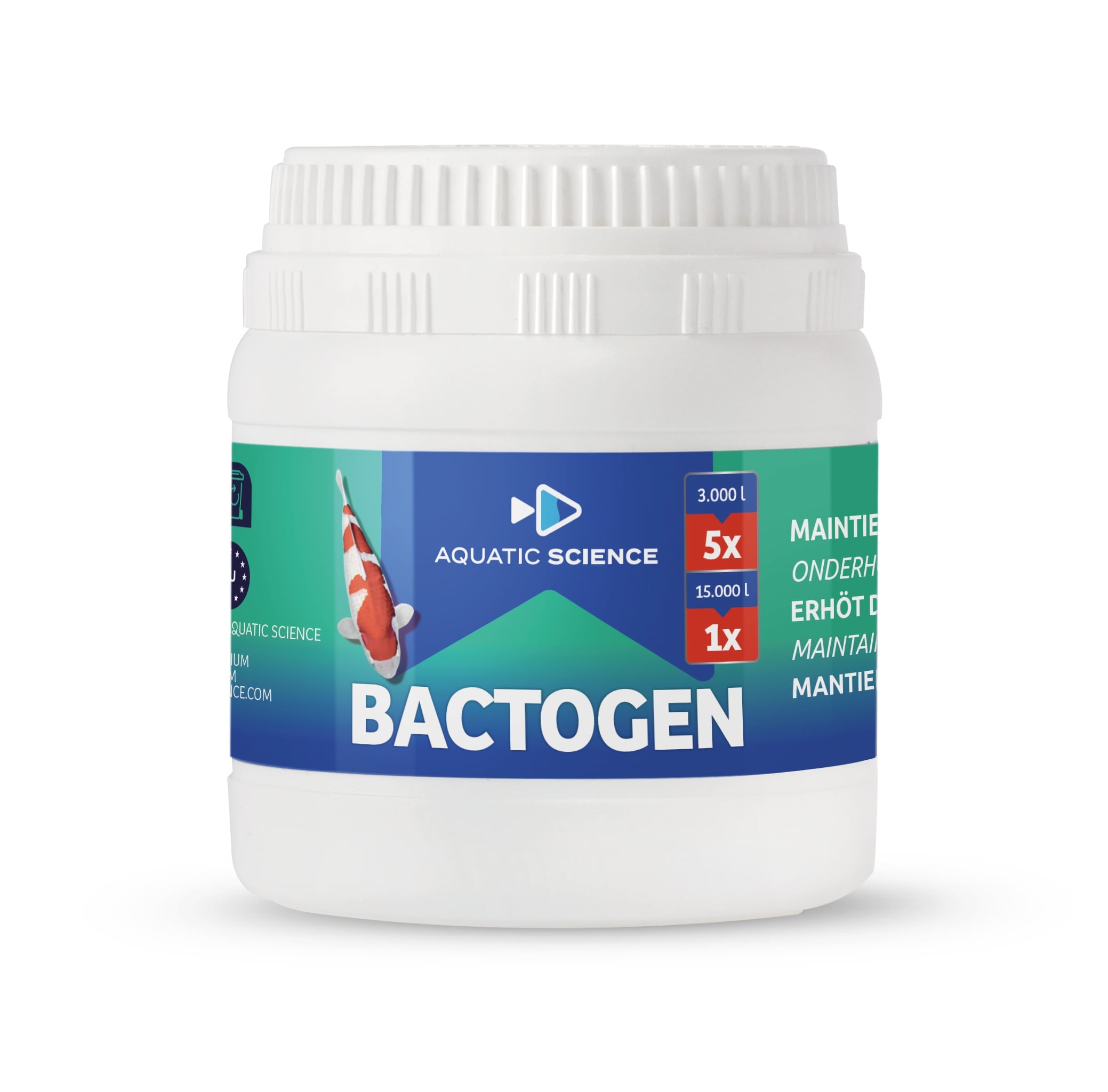 AQUATIC SCIENCE Bactogen 75 gr concentré de bactéries, minéraux et oligoéléments pour une eau de bassin claire et saine