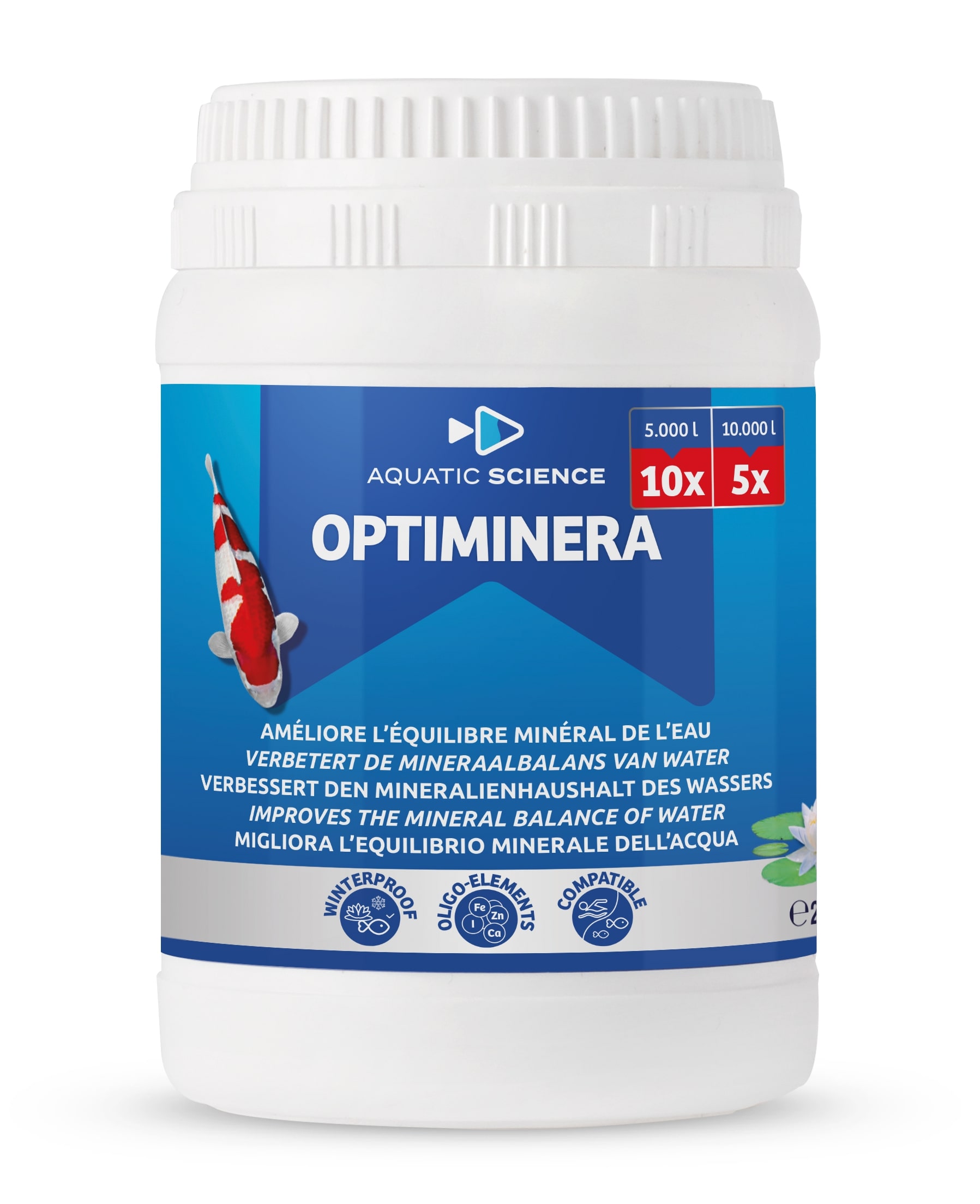 AQUATIC SCIENCE Optiminera 250 gr augmente et stabilise le pH, le GH et le  KH en bassin - Traitements de l'eau bassin/Traitements de l'eau -  AkouaShop.com