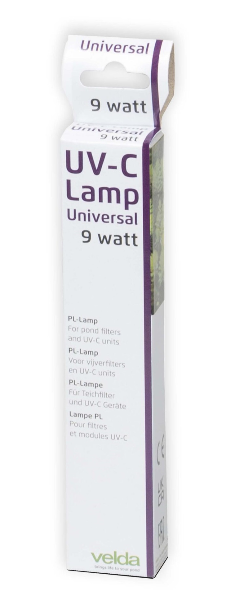 VELDA Lampe UV-C Germicide 9W culot G23