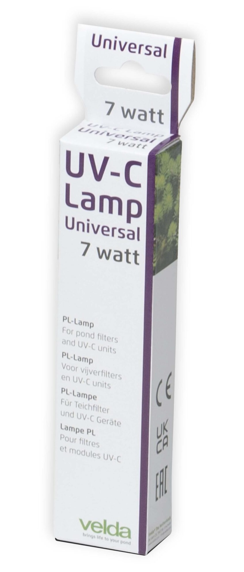 VELDA Lampe UV-C Germicide 7W culot G23 10cm