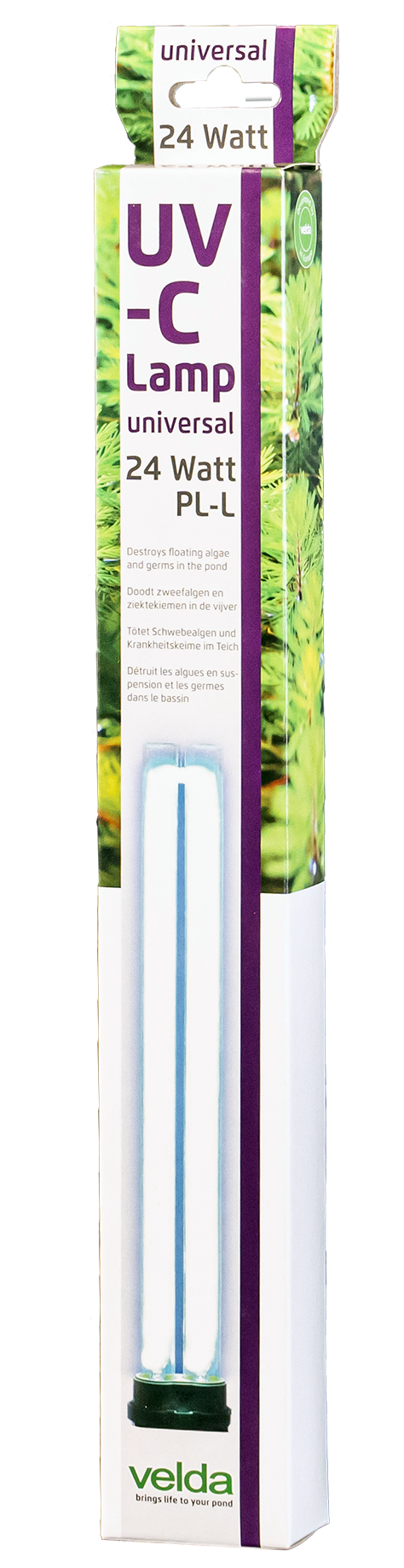 VELDA Lampe UV-C Germicide 24W culot 2G11