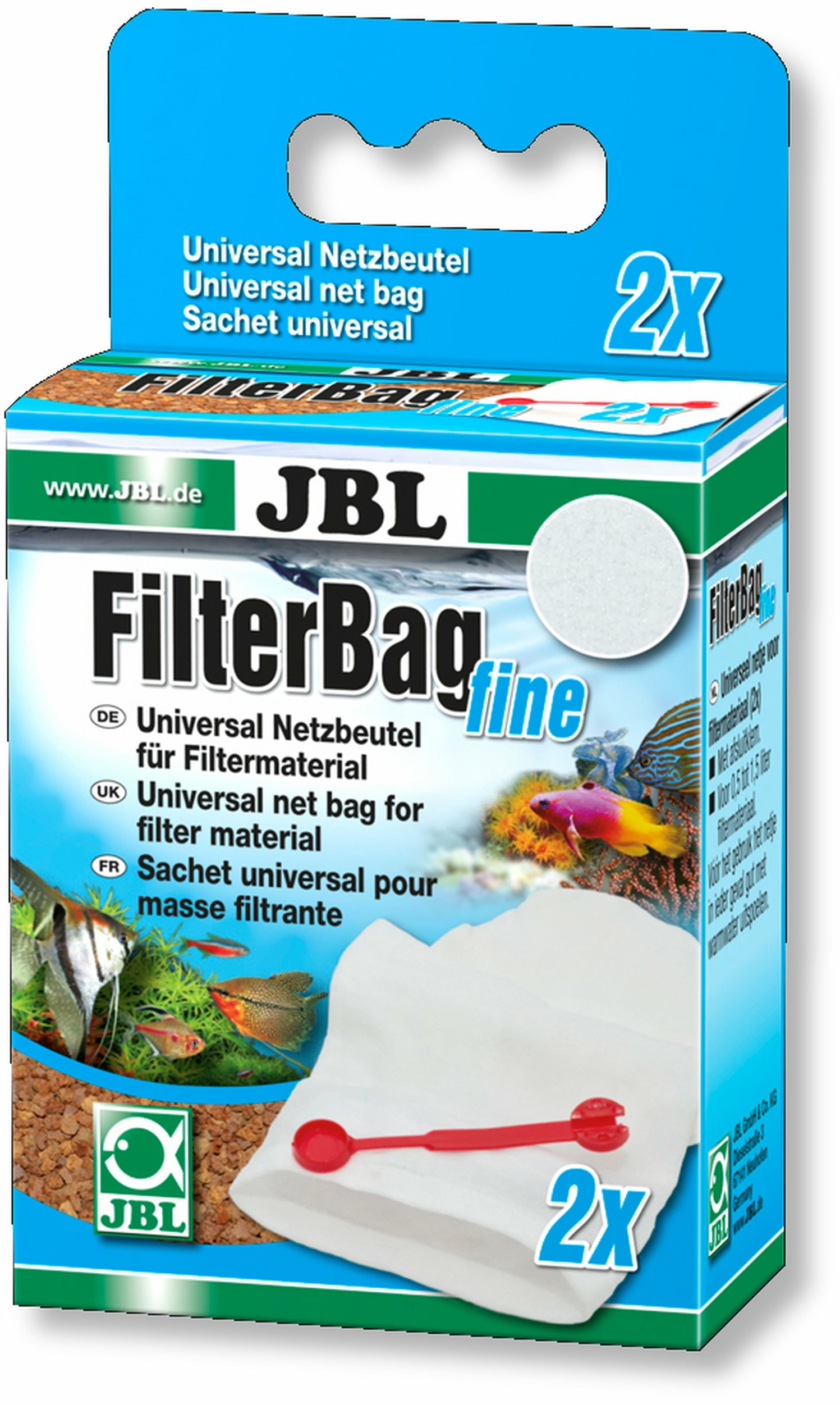 JBL FilterBag Fine lot de 2 sacs à maille fine pour masses filtrantes