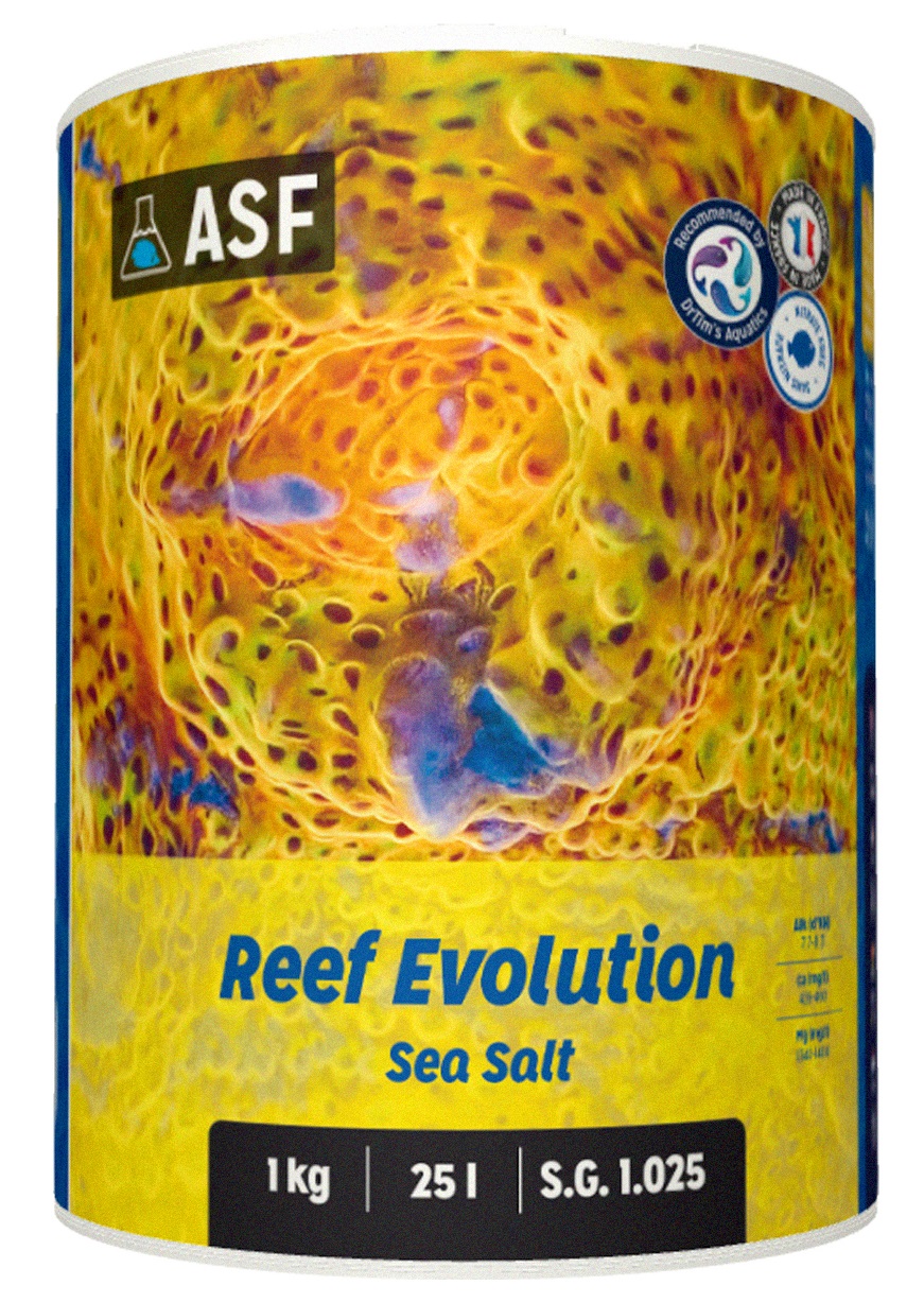 AQUARIUM SYSTEMS Reef Evolution 1 Kg sel enrichi idéal pour aquarium avec coraux mous, durs et poissons