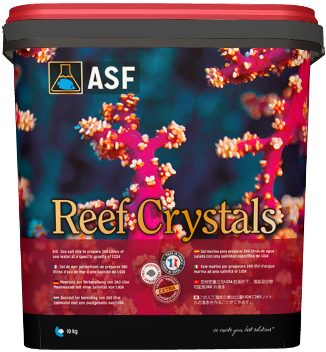 AQUARIUM SYSTEMS Reef Crystals 10 kg sel hautement enrichi idéal pour aquarium chargé en coraux durs