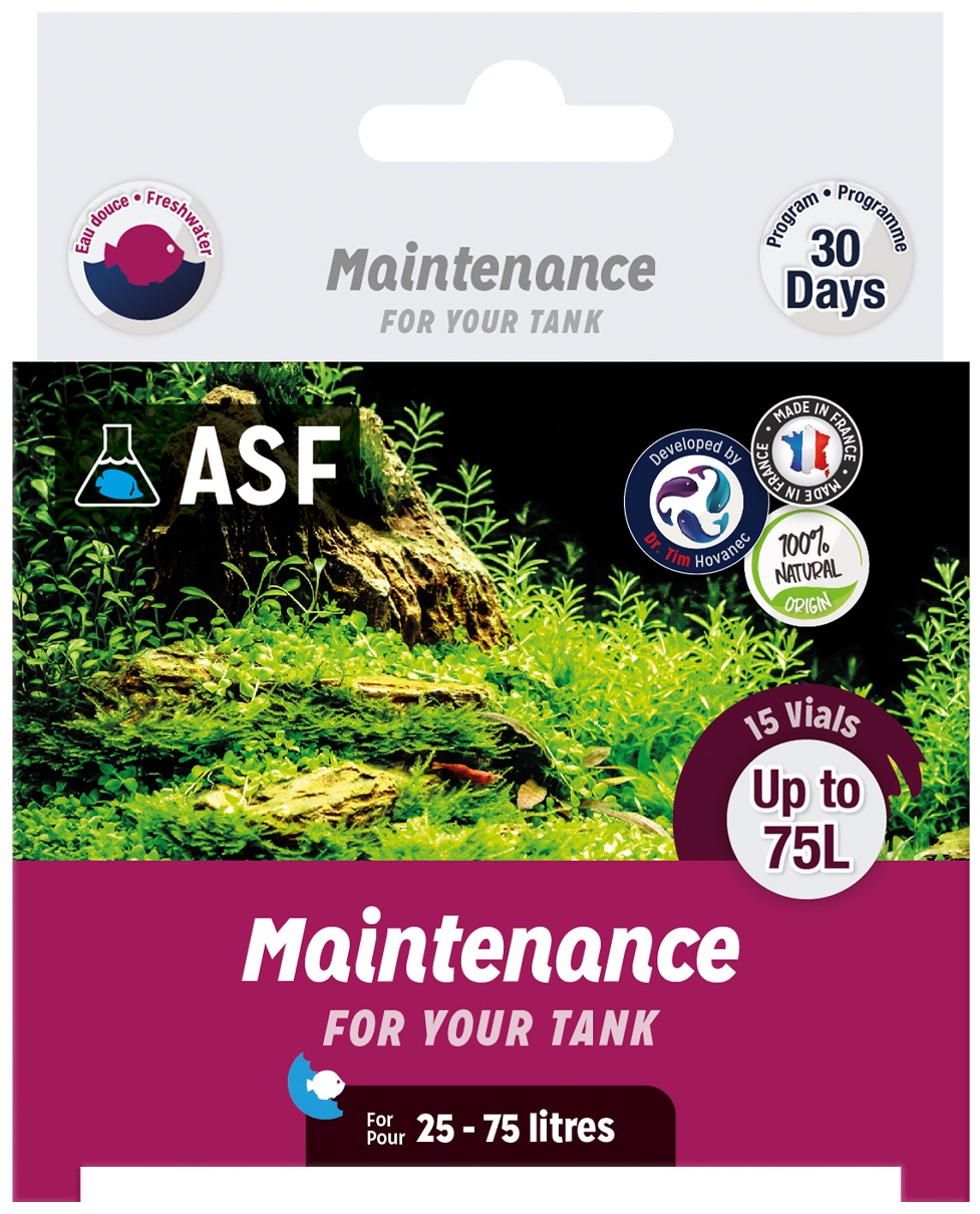 AQUARIUM SYSTEMS Maintenance Nano Eau Douce bactéries d\'entretien sur 30 jours pour aquarium de 25 à 75 L