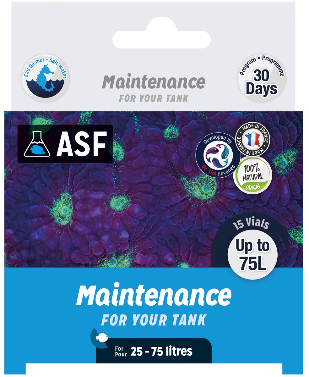 AQUARIUM SYSTEMS Maintenance Nano Eau de Mer bactéries d\'entretien sur 30 jours pour aquarium de 25 à 75 L