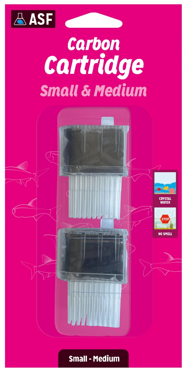 AQUARIUM SYSTEMS Lot 2 cartouches charbon actif pour filtres NewJet Filter Small et Medium