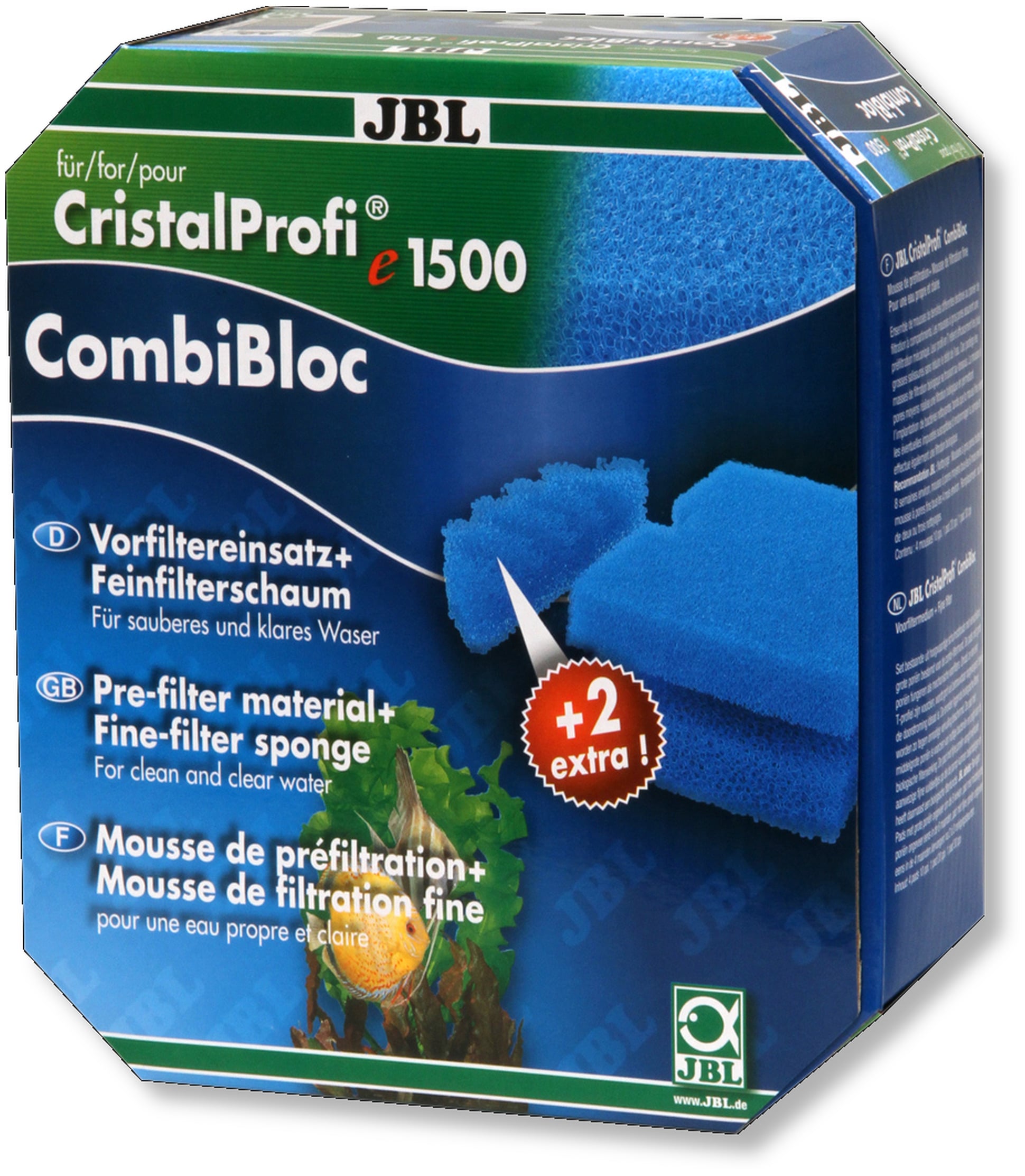 JBL CombiBloc mousse de filtration pour filtres CristalProfi e1500, e1501 et e1901