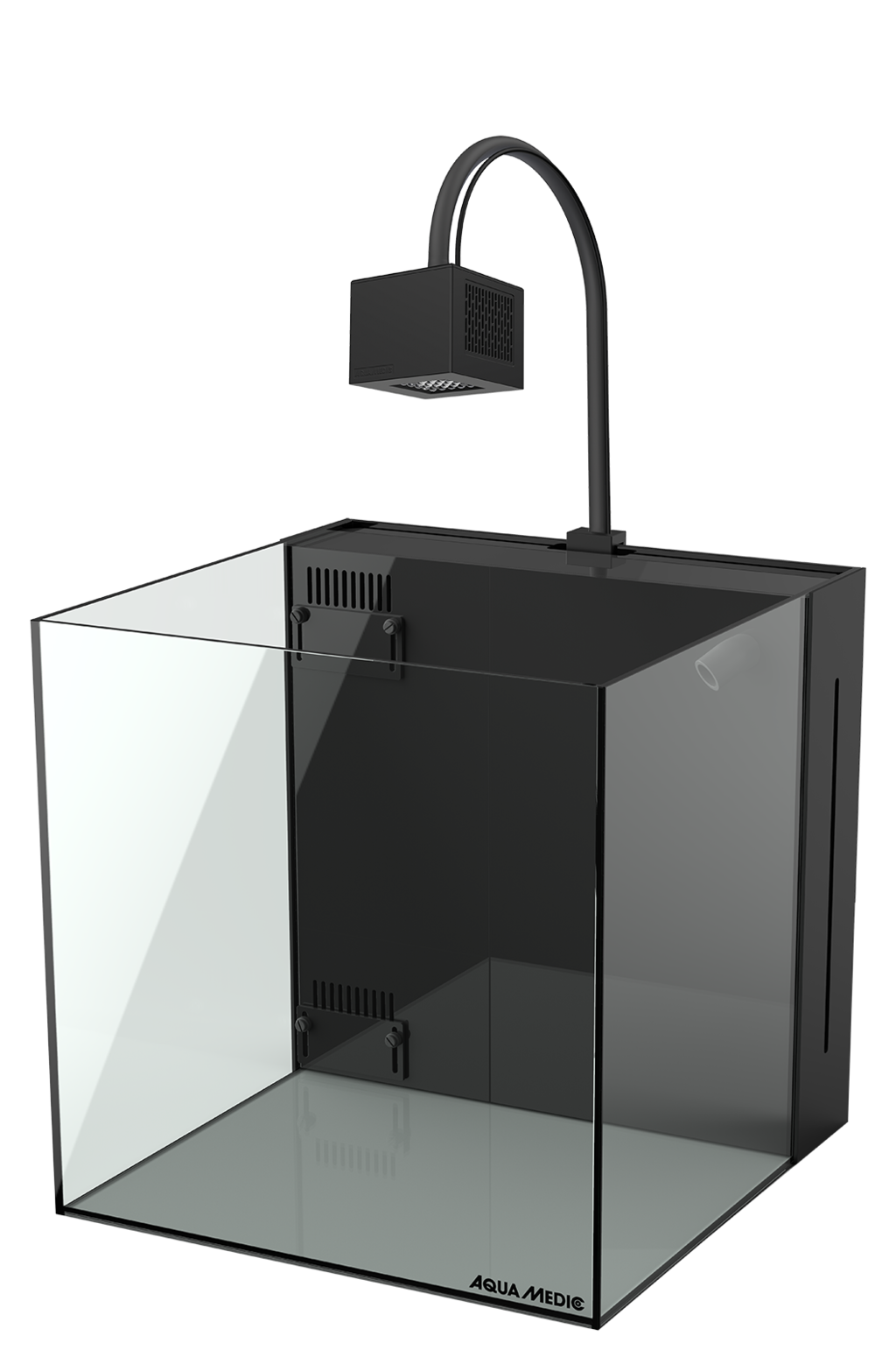 AQUA MEDIC Yasha+ 90 L aquarium équipé eau de mer 45 x 45 x 45 cm avec éclairage LEDs Qube 60