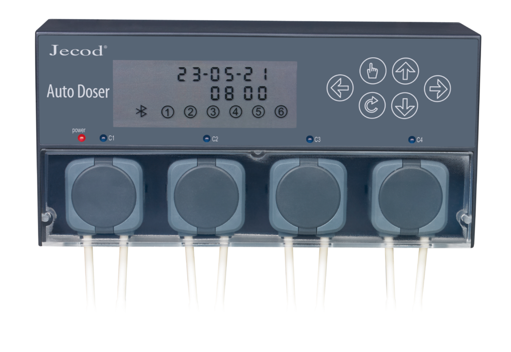 JECOD Doser 5.4 Bluetooth pompe doseuse 4 canaux avec réglage manuel ou via application Smartphone