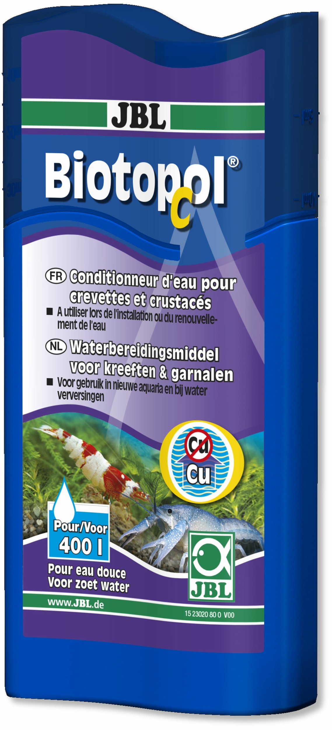 JBL Biotopol C 100 ml conditionneur d\'eau pour les crustacés d\'eau douce