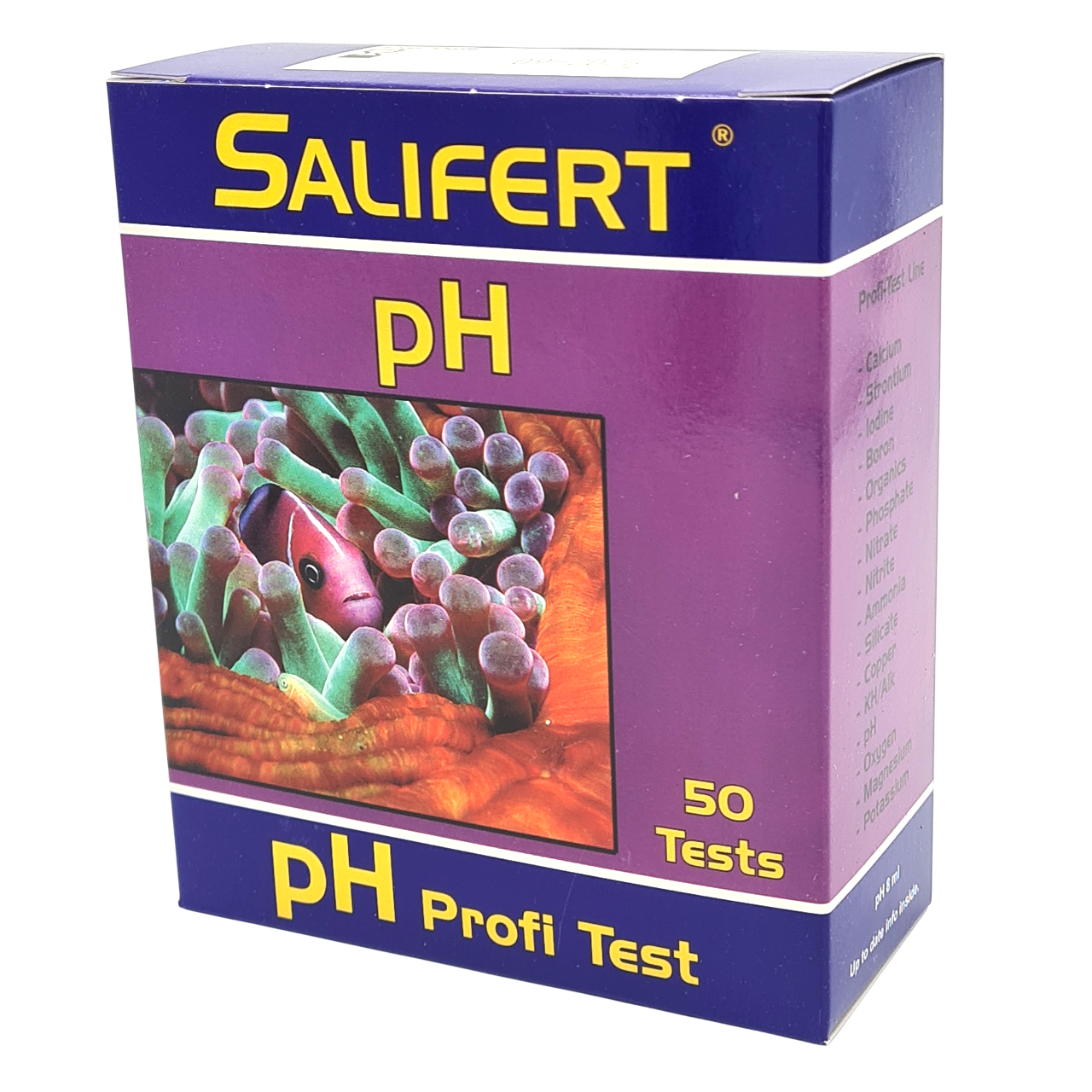 SALIFERT Profi-Test pH détermine avec précision la valeur du pH en aquarium marin