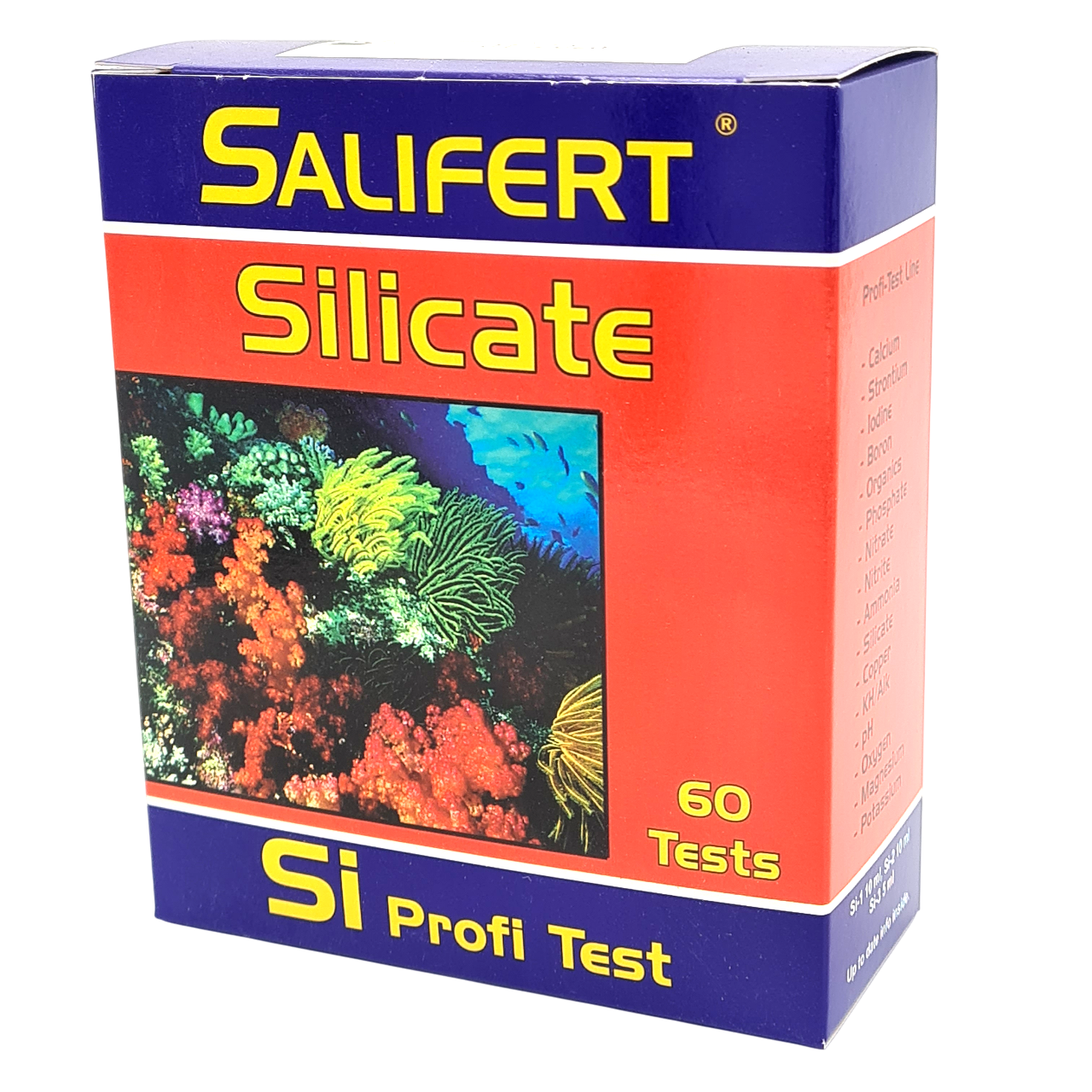 SALIFERT Profi-Test Silicate détermine avec précision la teneur en Silicates en aquarium marin