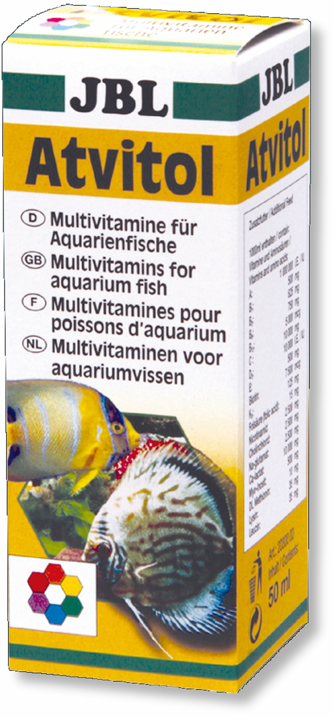 JBL Atvitol 50 ml complément alimentaire multi-vitaminés avec acides aminés essentiels