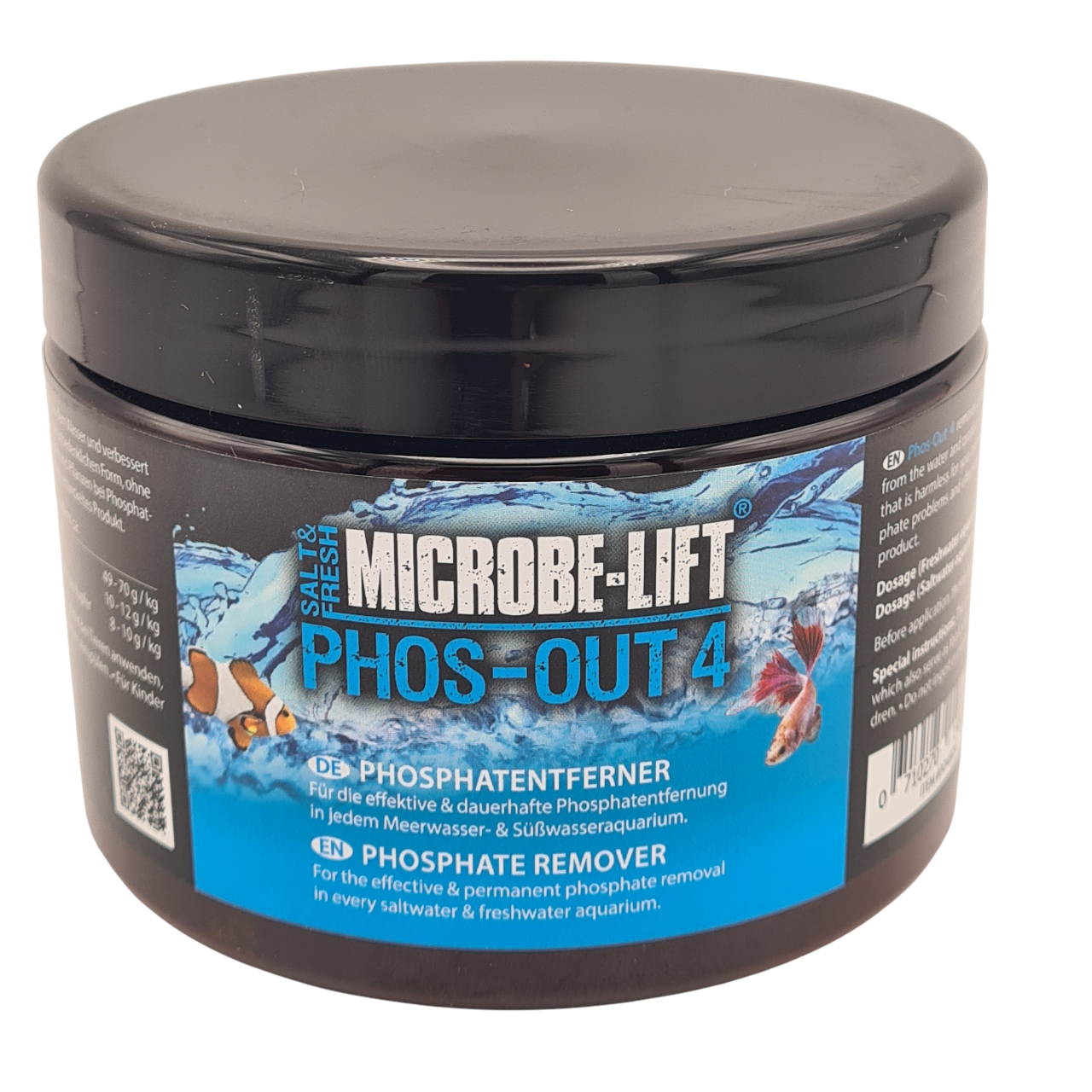 MICROBE-LIFT Phos-Out 4 500 gr élimine le phosphate, silicate, métaux lourds, les colorants en aquarium d\'eau douce et d\'eau de mer